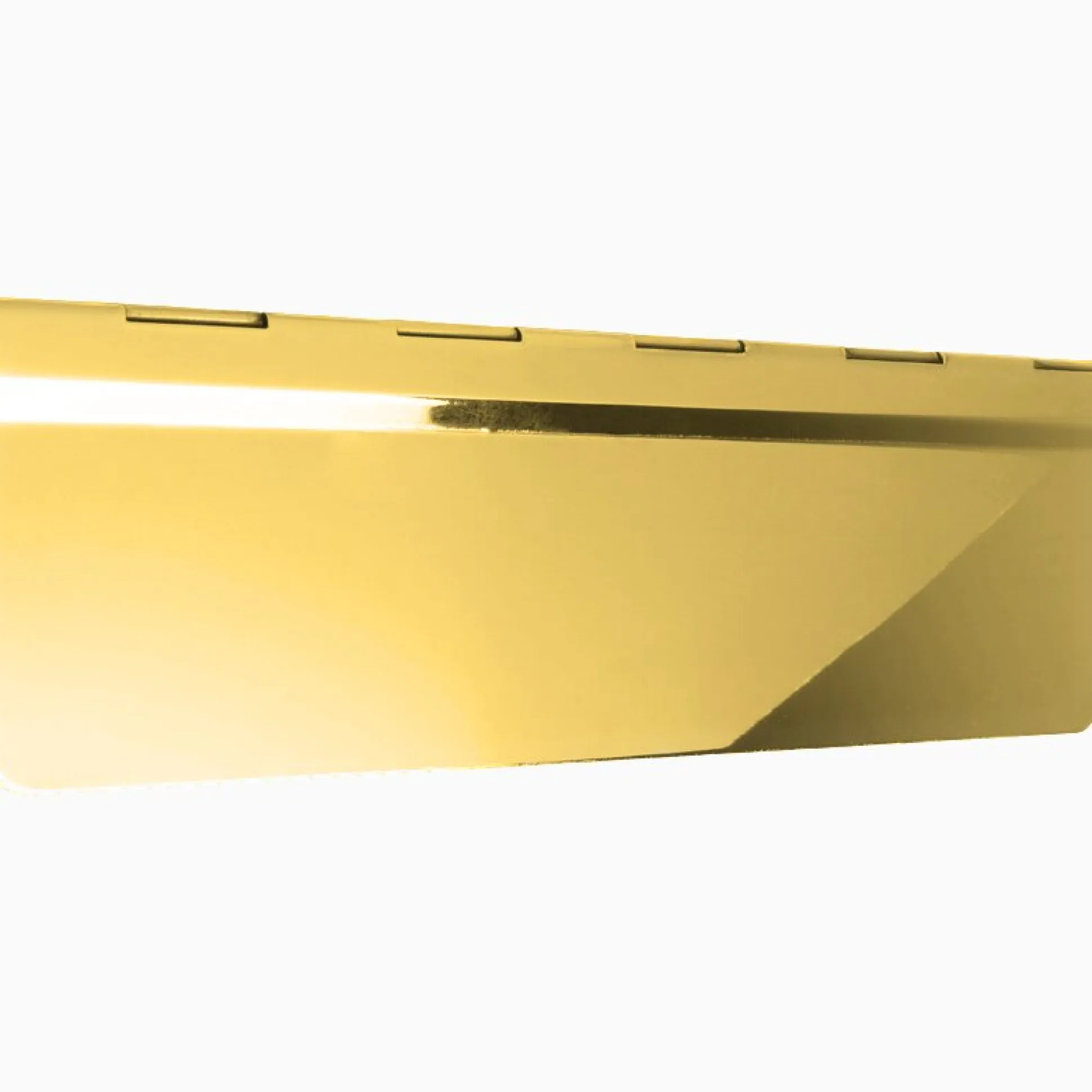 Baklucka 295x90 mm Mässing