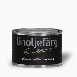 Bensvart linoljefärg 500 ml
