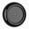 Blindlock svart porslin med ring