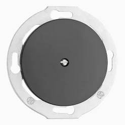 Blindlock svart porslin utan ring