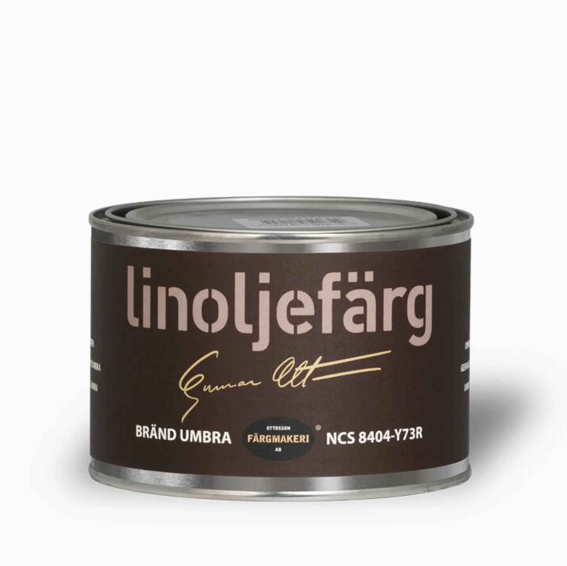 Bränd Umbra linoljefärg 500 ml