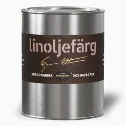 Bränd Umbra linoljefärg 500 ml