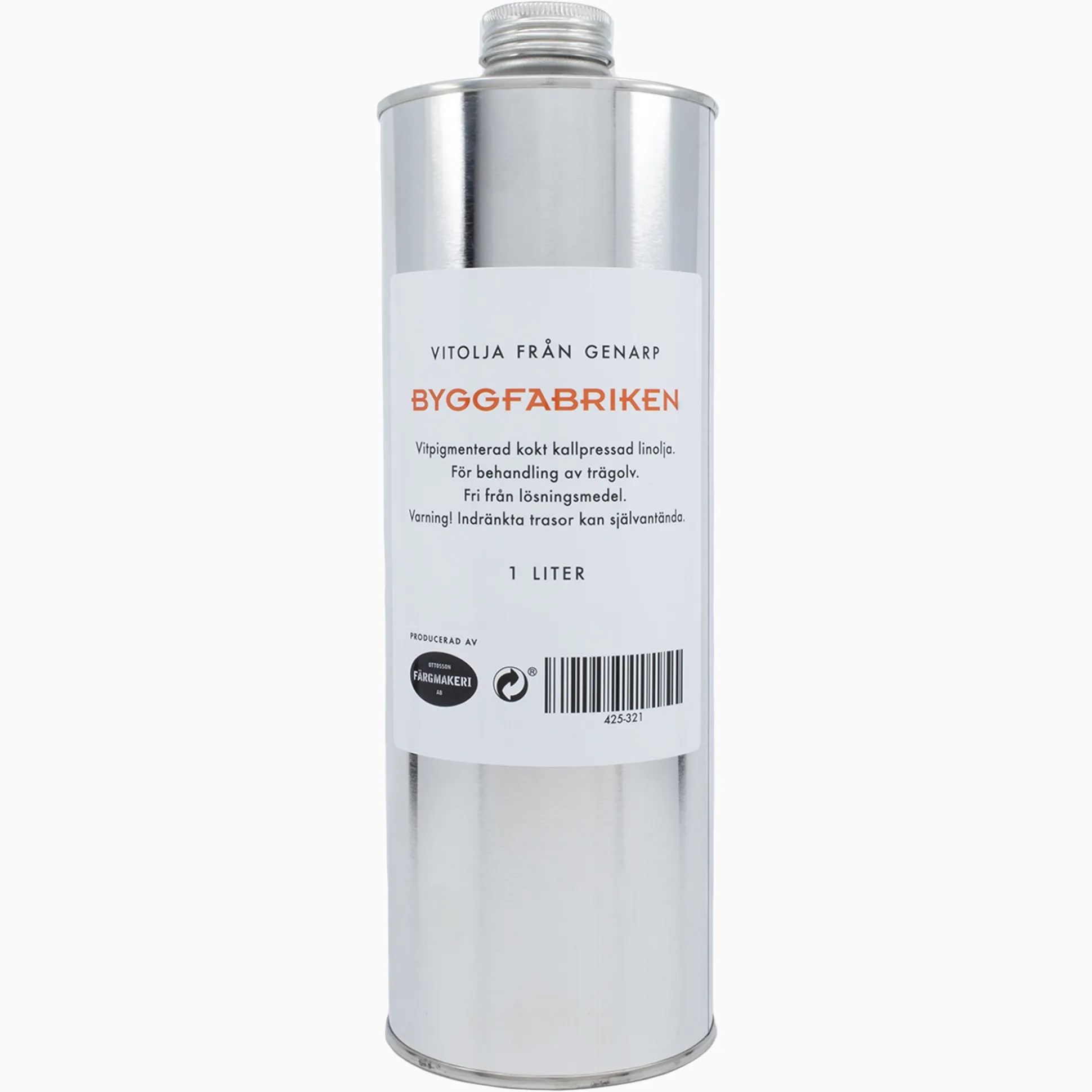 Byggfabrikens Vitolja 1 liter