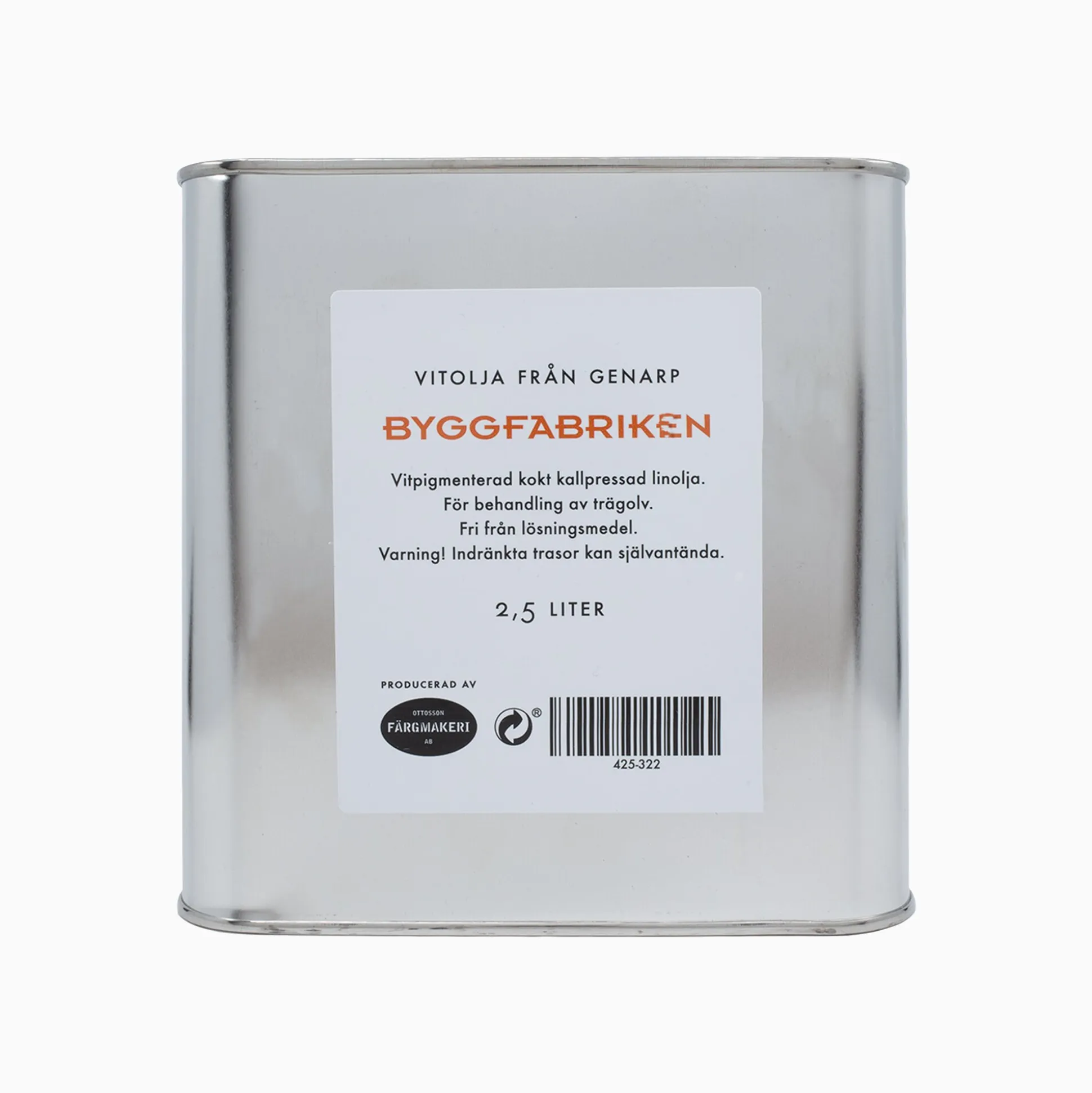 Byggfabrikens Vitolja 1 liter
