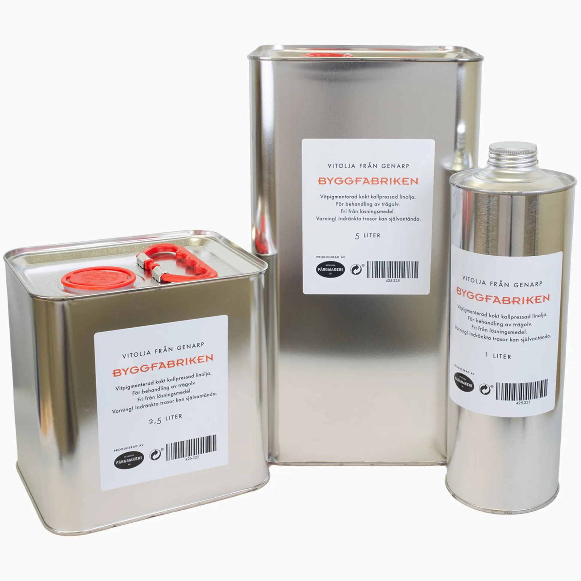 Byggfabrikens Vitolja 1 liter
