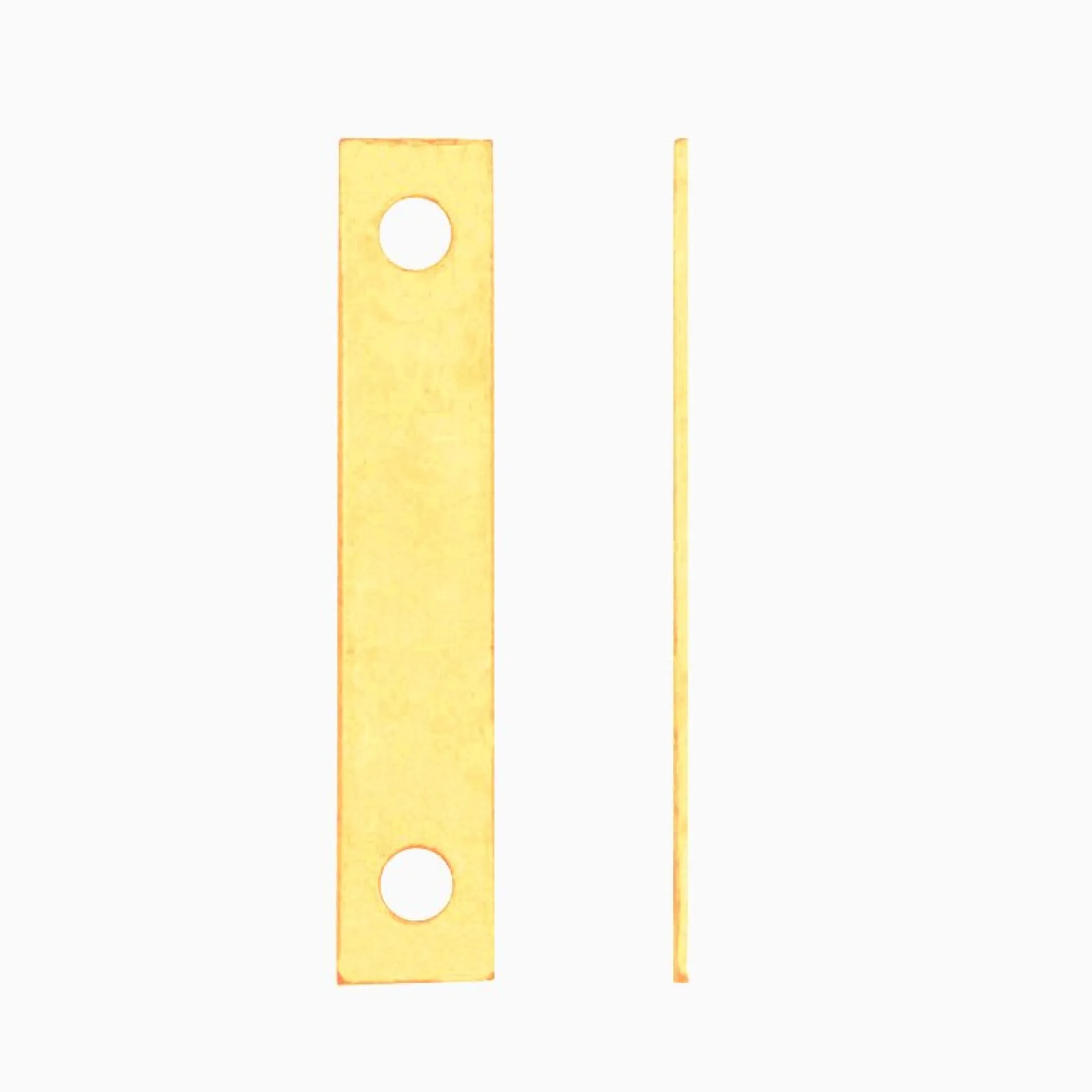 Distansplatta fönstervredshake mässing 55x1 mm