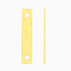 Distansplatta fönstervredshake mässing 55x1 mm