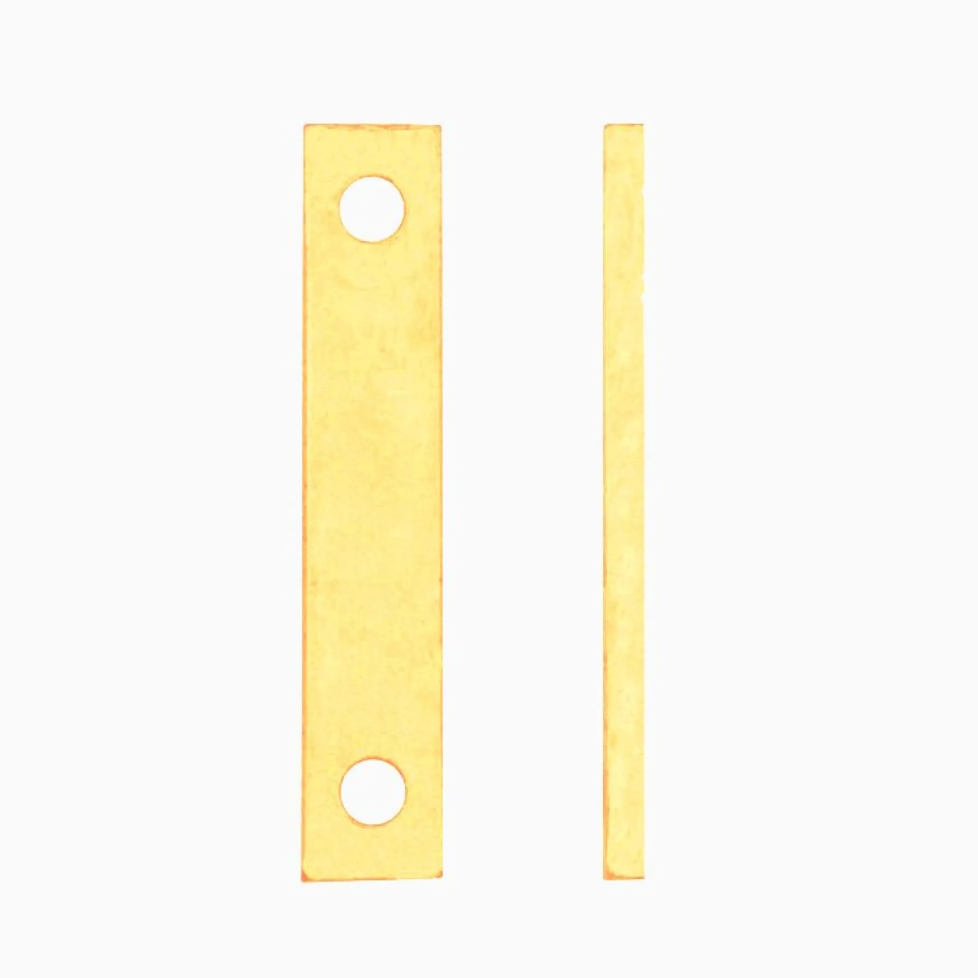 Distansplatta fönstervredshake mässing 55x1 mm