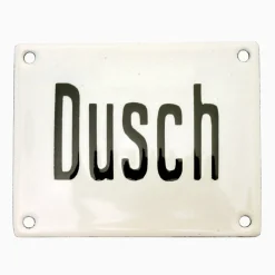 Emaljskylt dusch