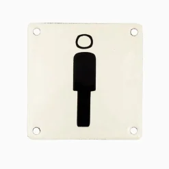 Emaljskylt herrar, pictogram