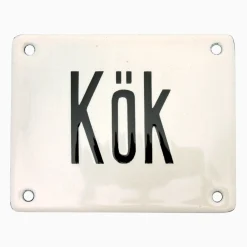 Emaljskylt kök