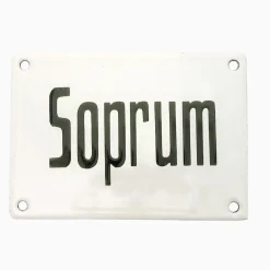 Emaljskylt soprum