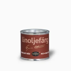 Engelskt Röd linoljefärg provburk