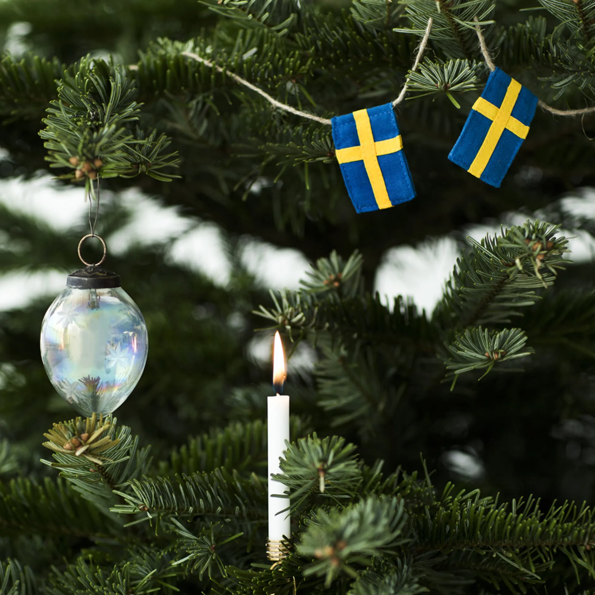 Flaggspel Sveriges flagga