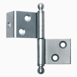 Franskt gångjärn 110 mm höger - obehandlad