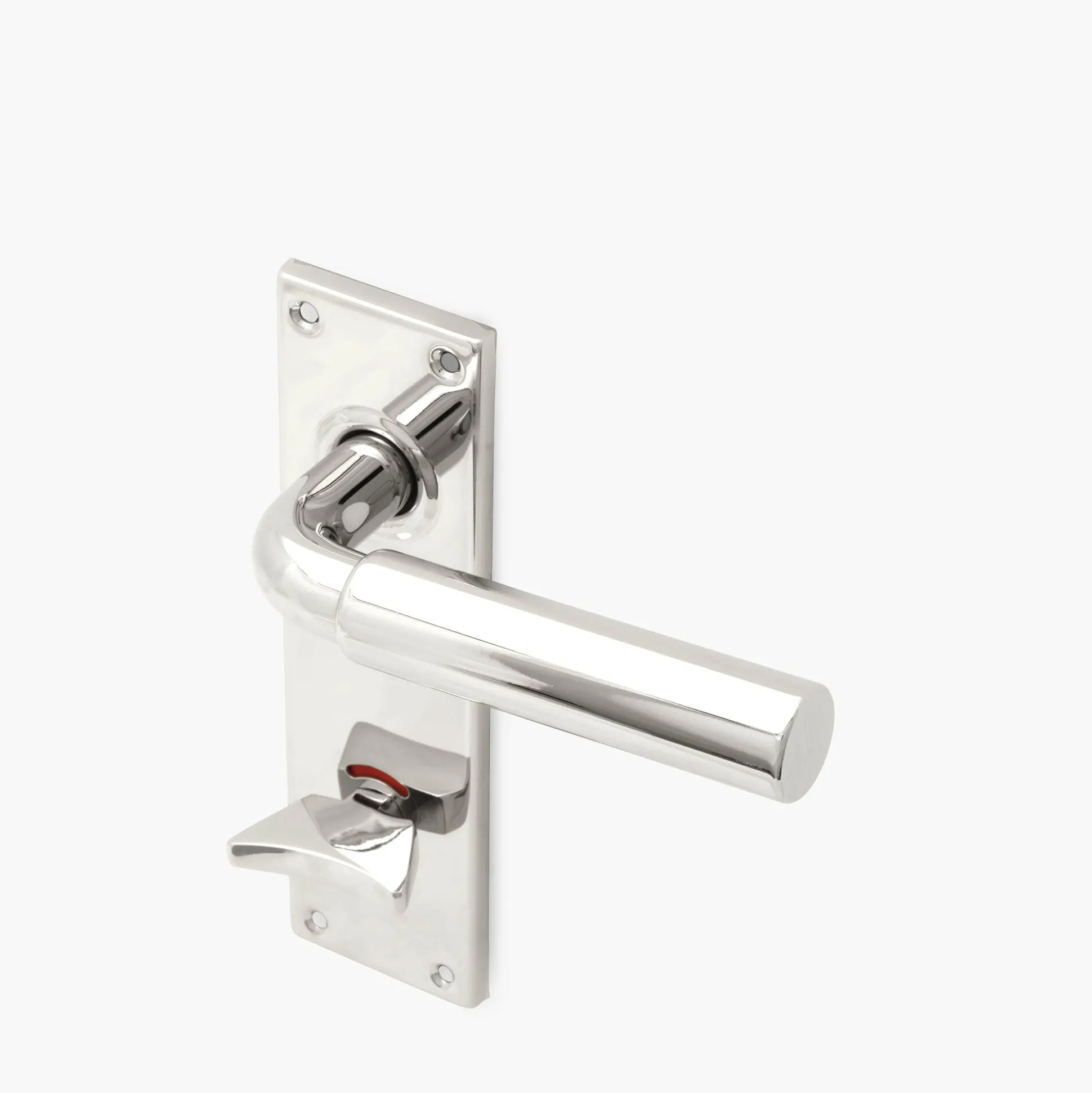 Funkistrycke Byggfabriken nickel långskylt WC kort