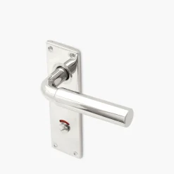 Funkistrycke Byggfabriken nickel långskylt WC kort