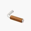 Funkistrycke Byggfabriken teak slät knopp