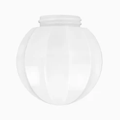 Glaskupa Deco gräddvit
