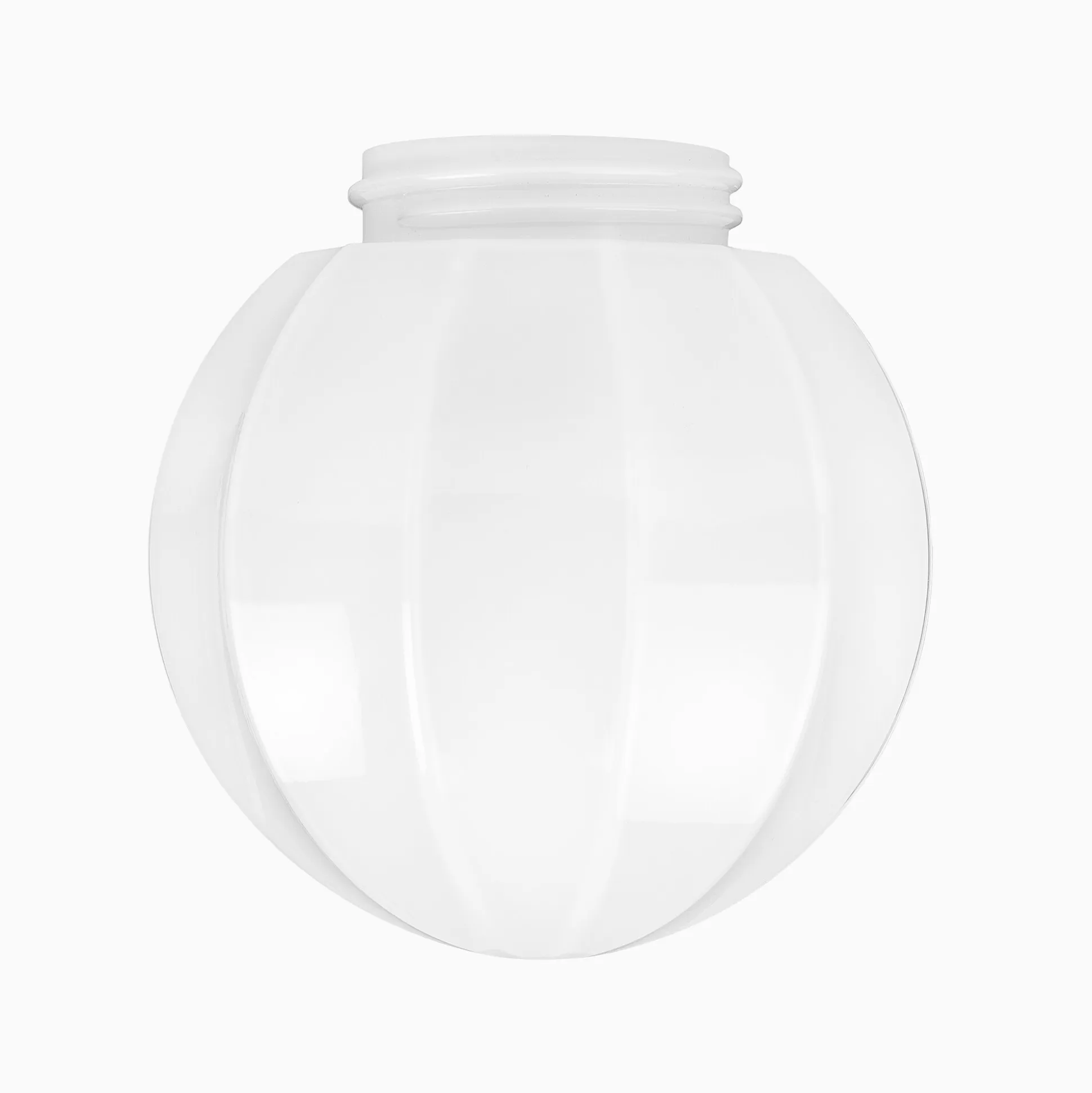 Glaskupa Deco gräddvit