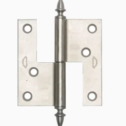 Gångjärn ekollon 74x70 mm höger - obehandlad