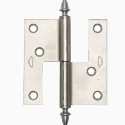 Gångjärn ekollon 74x70 mm höger - obehandlad