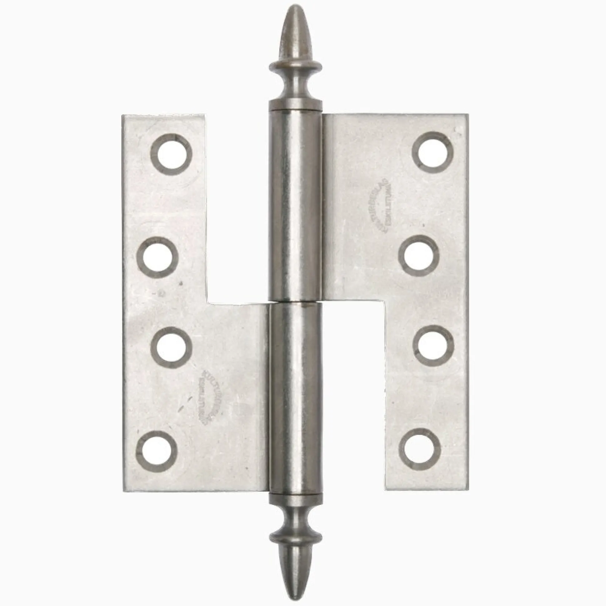 Gångjärn ekollon 110x102 mm höger - obehandlad