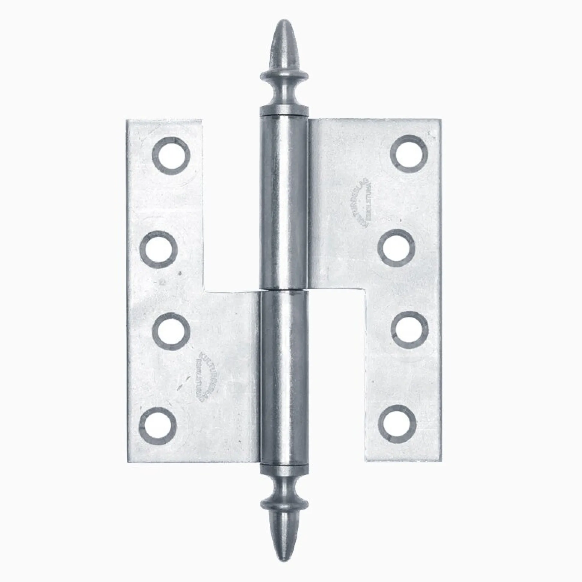 Gångjärn ekollon 110x102 mm höger - obehandlad