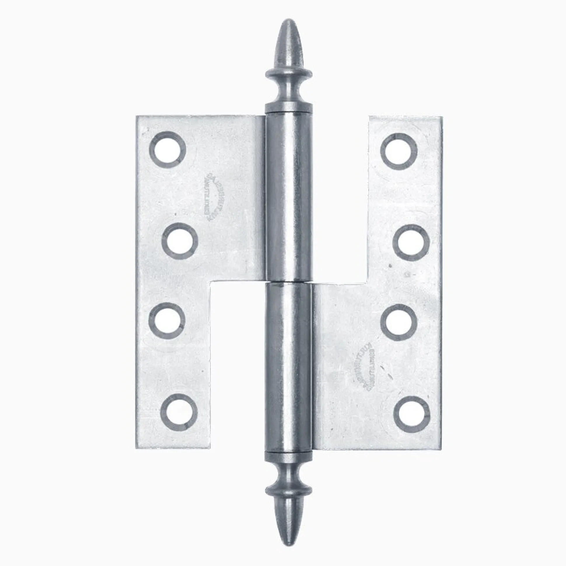 Gångjärn ekollon 110x102 mm höger - obehandlad