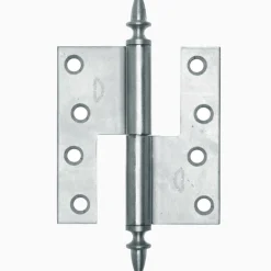 Gångjärn ekollon 122x108 mm höger - obehandlad