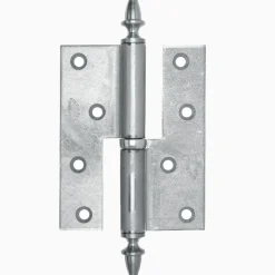 Gångjärn ekollon 148x120 mm - kullager höger - obehandlad