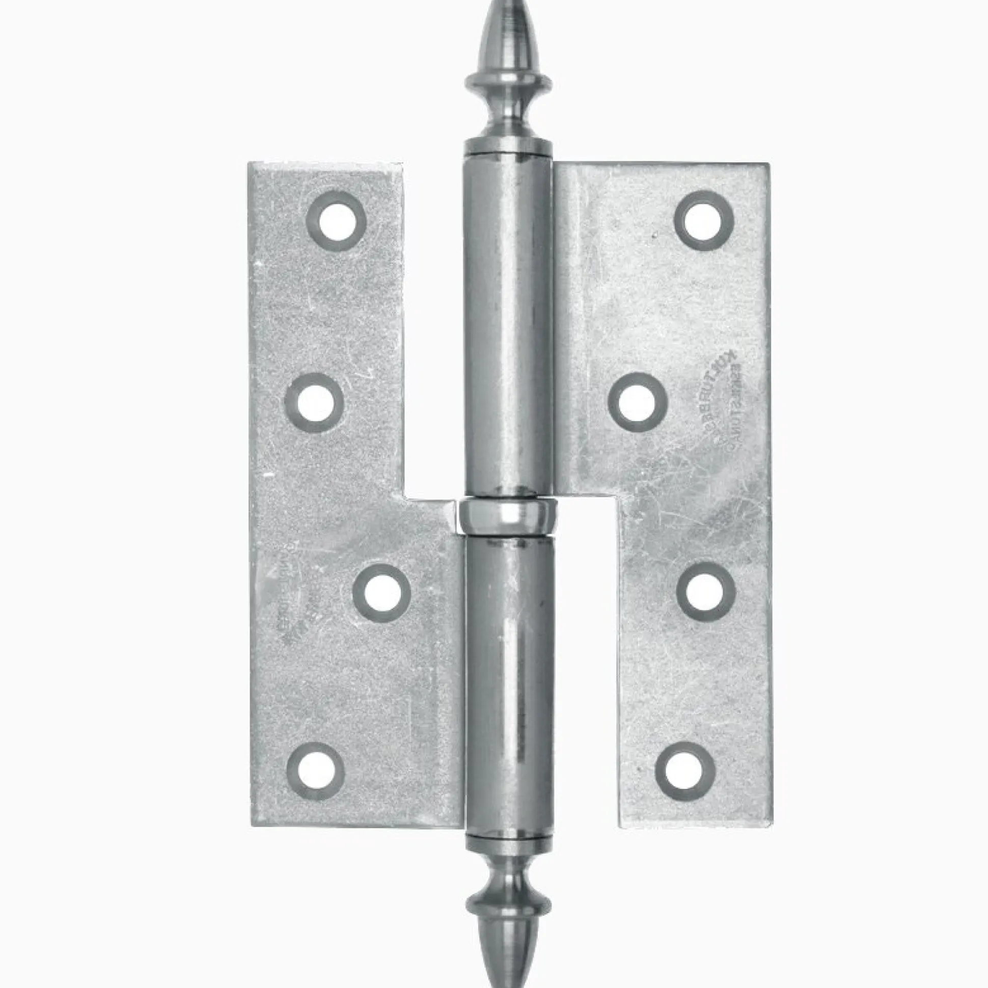 Gångjärn ekollon 148x120 mm - kullager höger - obehandlad