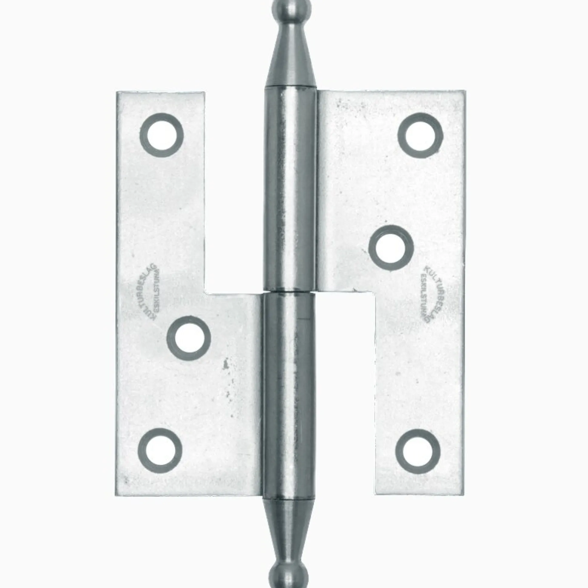 Gångjärn fia 98x86 mm höger - obehandlad