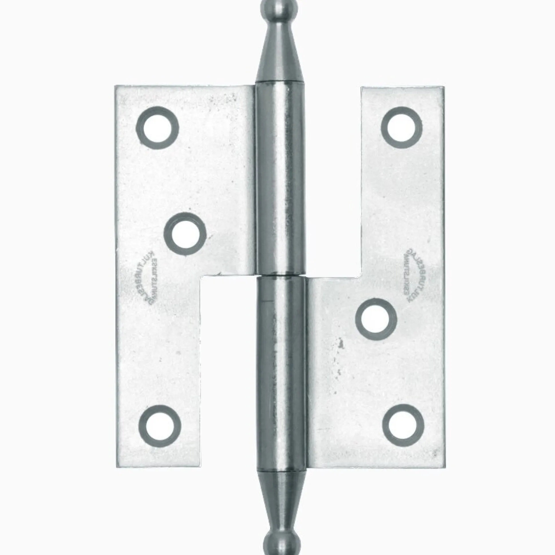 Gångjärn fia 98x86 mm höger - obehandlad