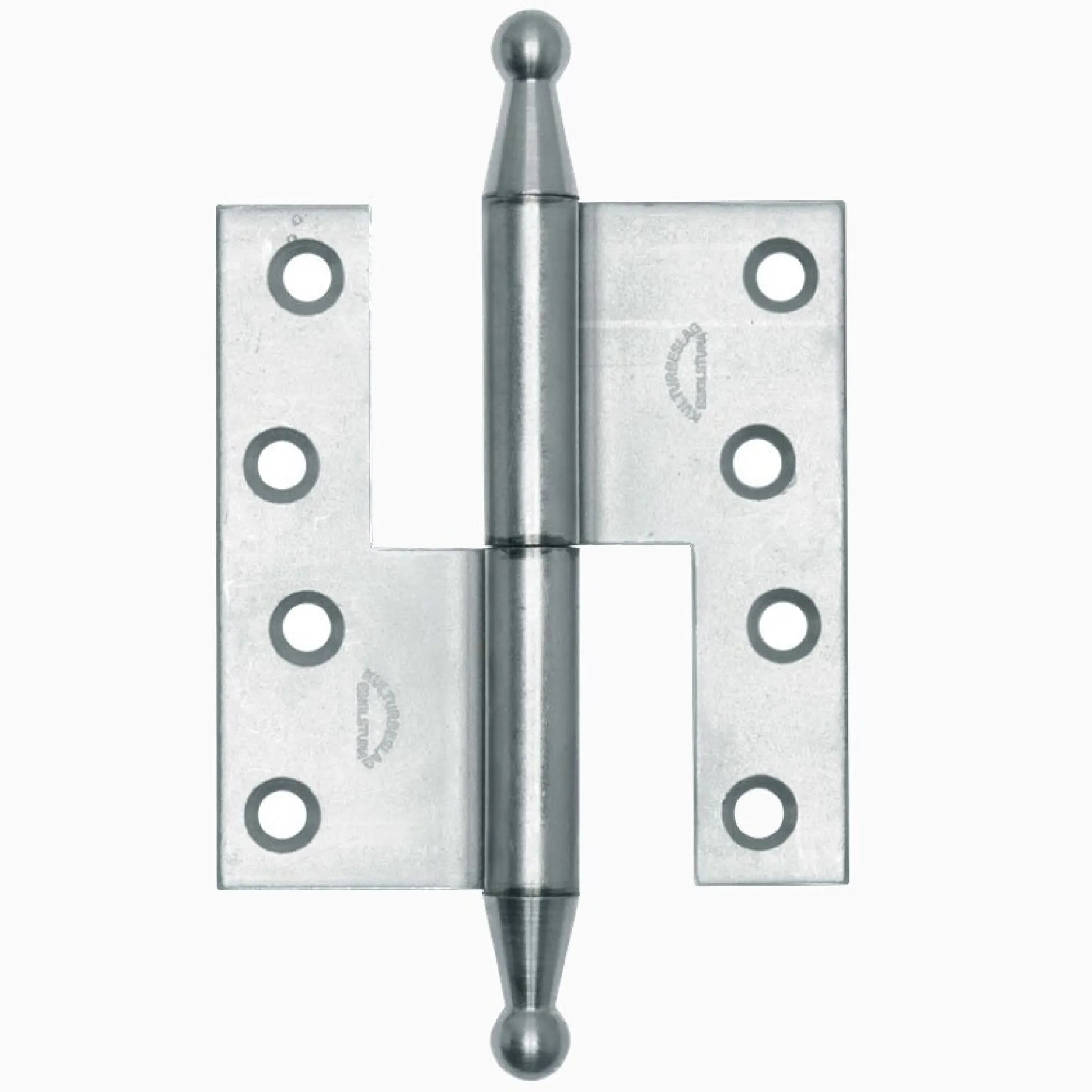 Gångjärn fia 110x102 mm höger - obehandlad