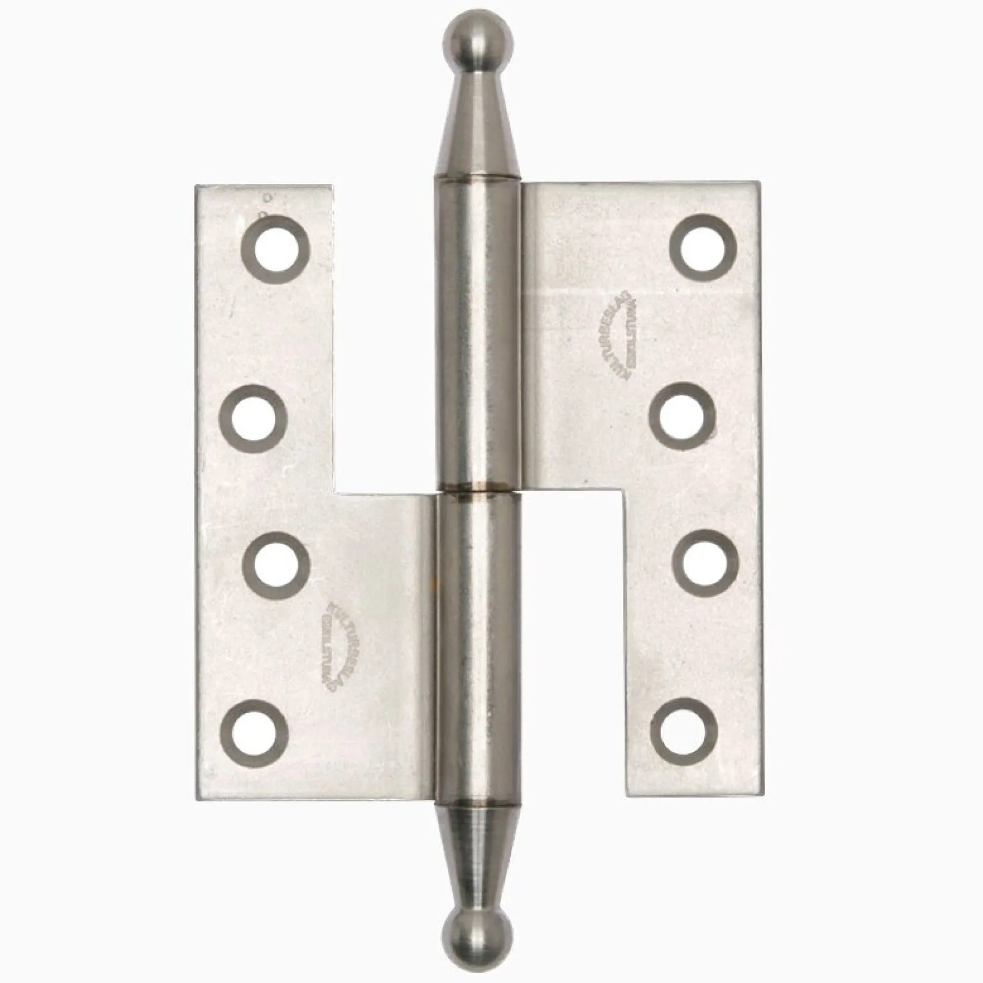 Gångjärn fia 110x102 mm höger - obehandlad