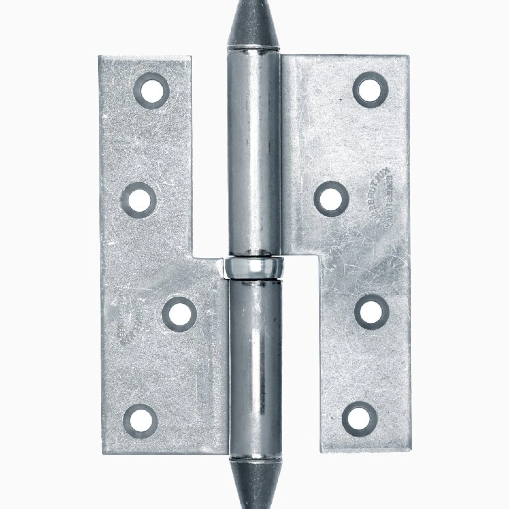 Gångjärn kon 148x120 mm - höger med kullager - obehandlad