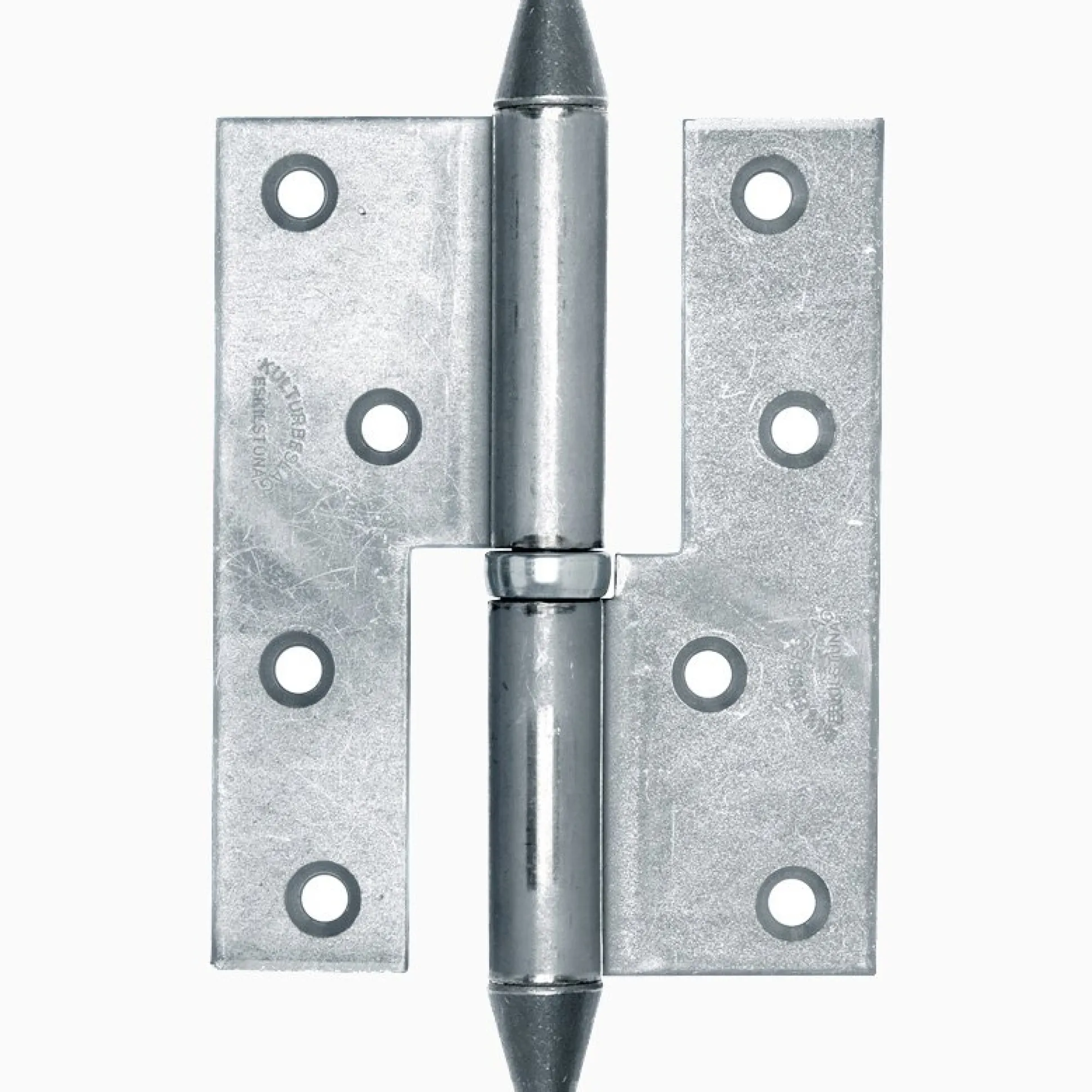 Gångjärn kon 148x120 mm - höger med kullager - obehandlad