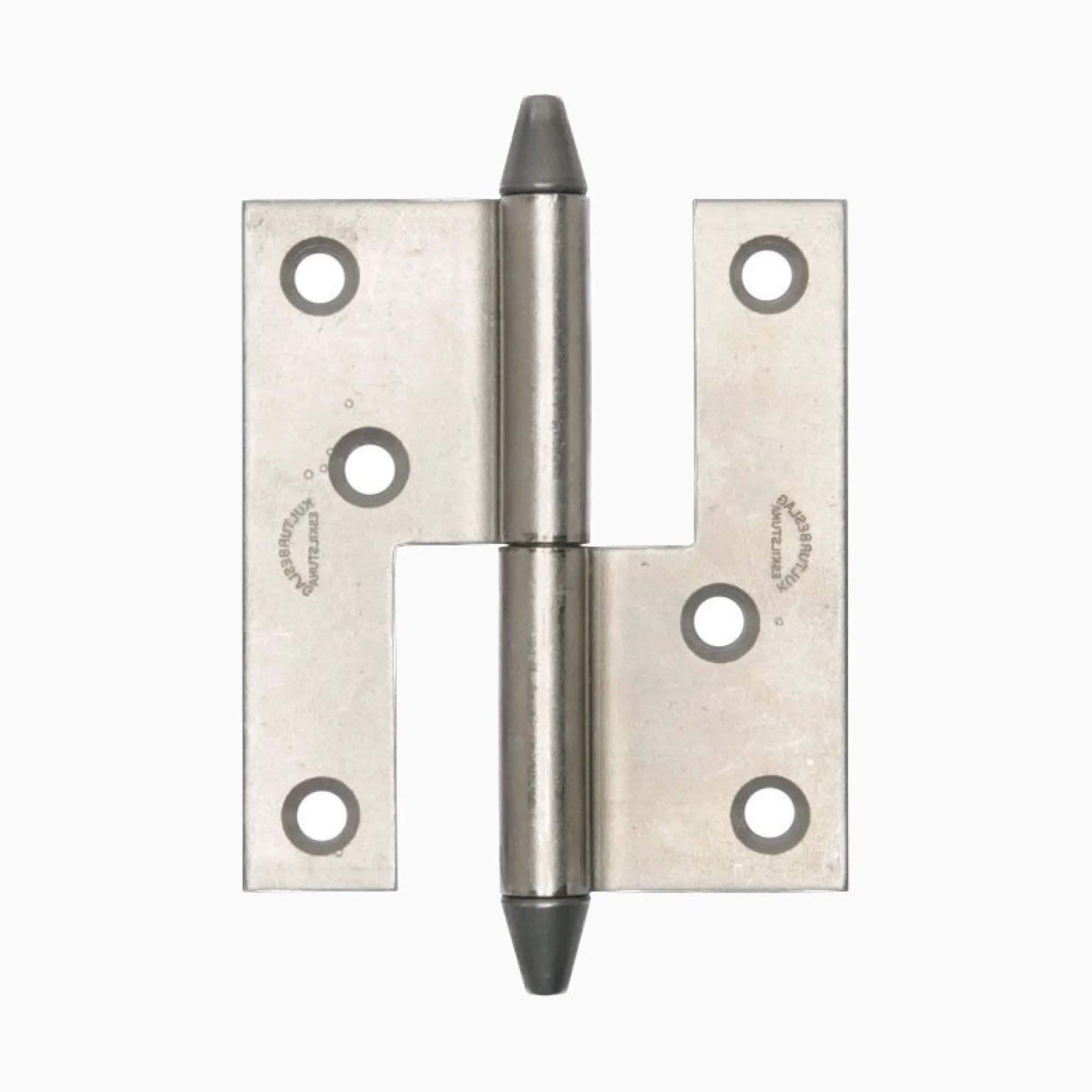 Gångjärn kon 60x53 mm höger - obehandlad