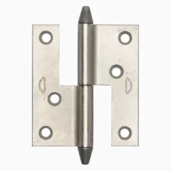 Gångjärn kon 74x60 mm höger - obehandlad