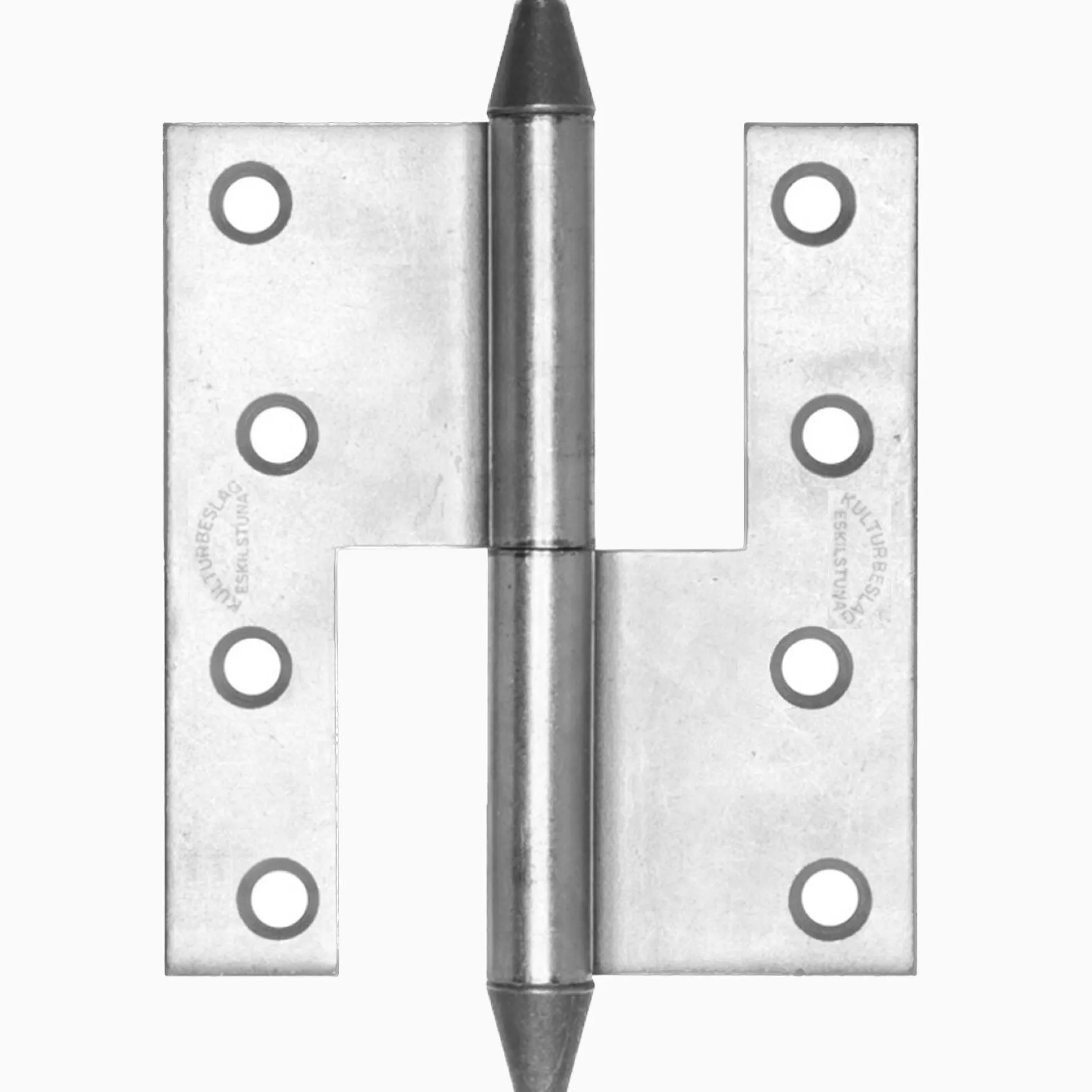 Gångjärn kon 122x108 mm höger - obehandlad
