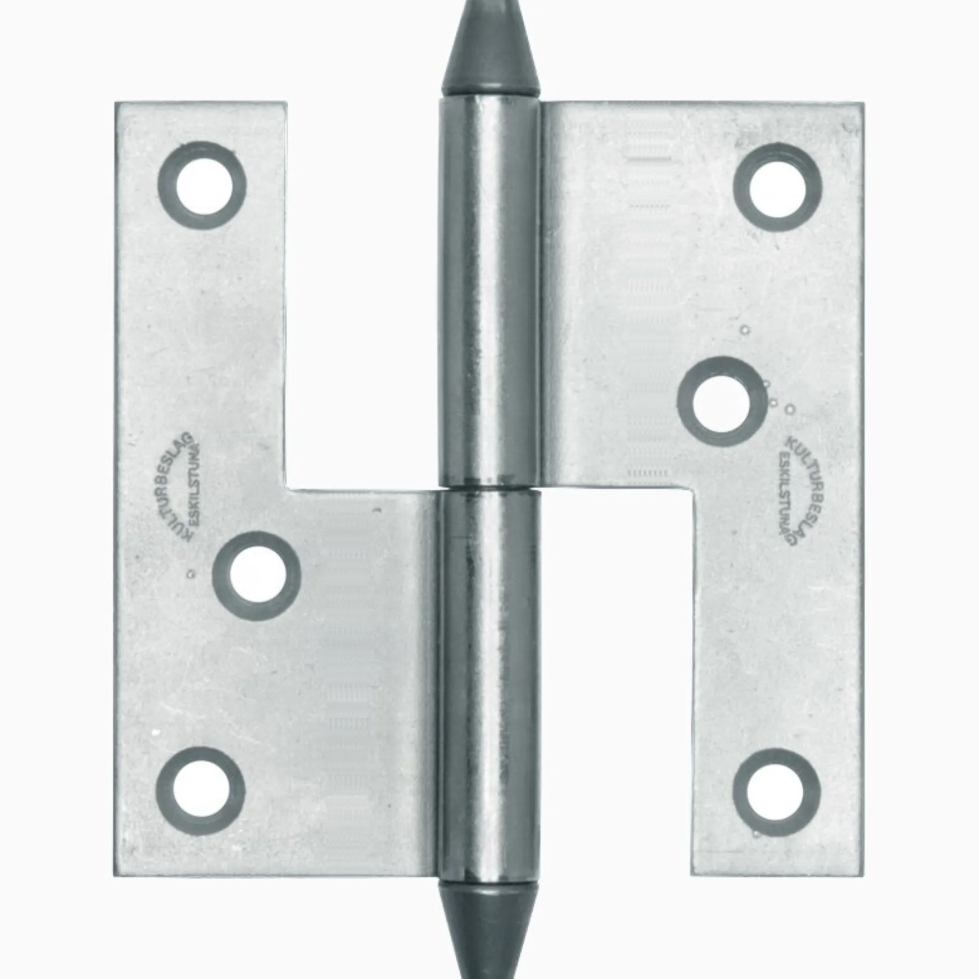 Gångjärn kon 74x70 mm höger - obehandlad