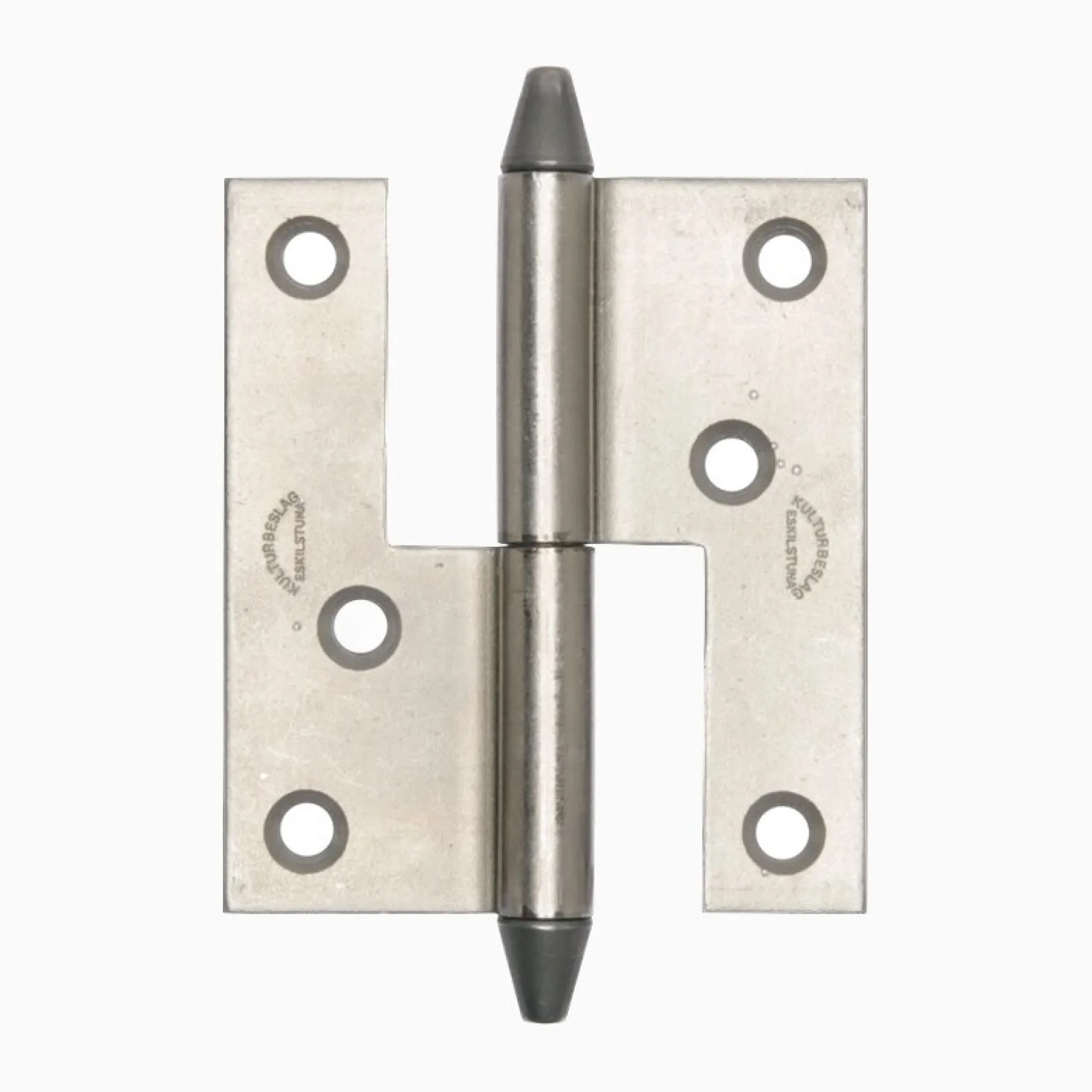 Gångjärn kon 66x60 mm höger - obehandlad