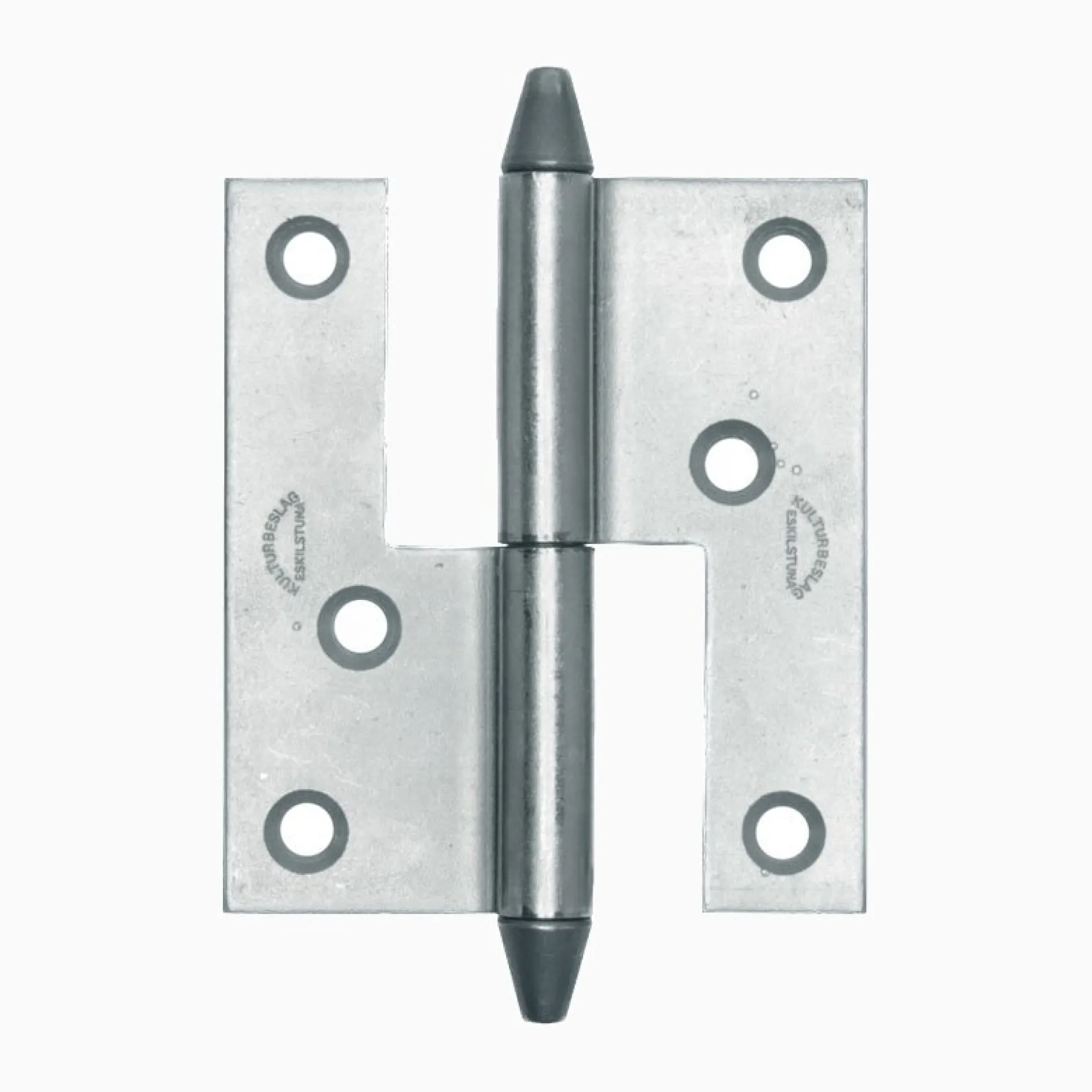 Gångjärn kon 66x60 mm höger - obehandlad