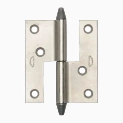 Gångjärn kon 66x60 mm höger - obehandlad