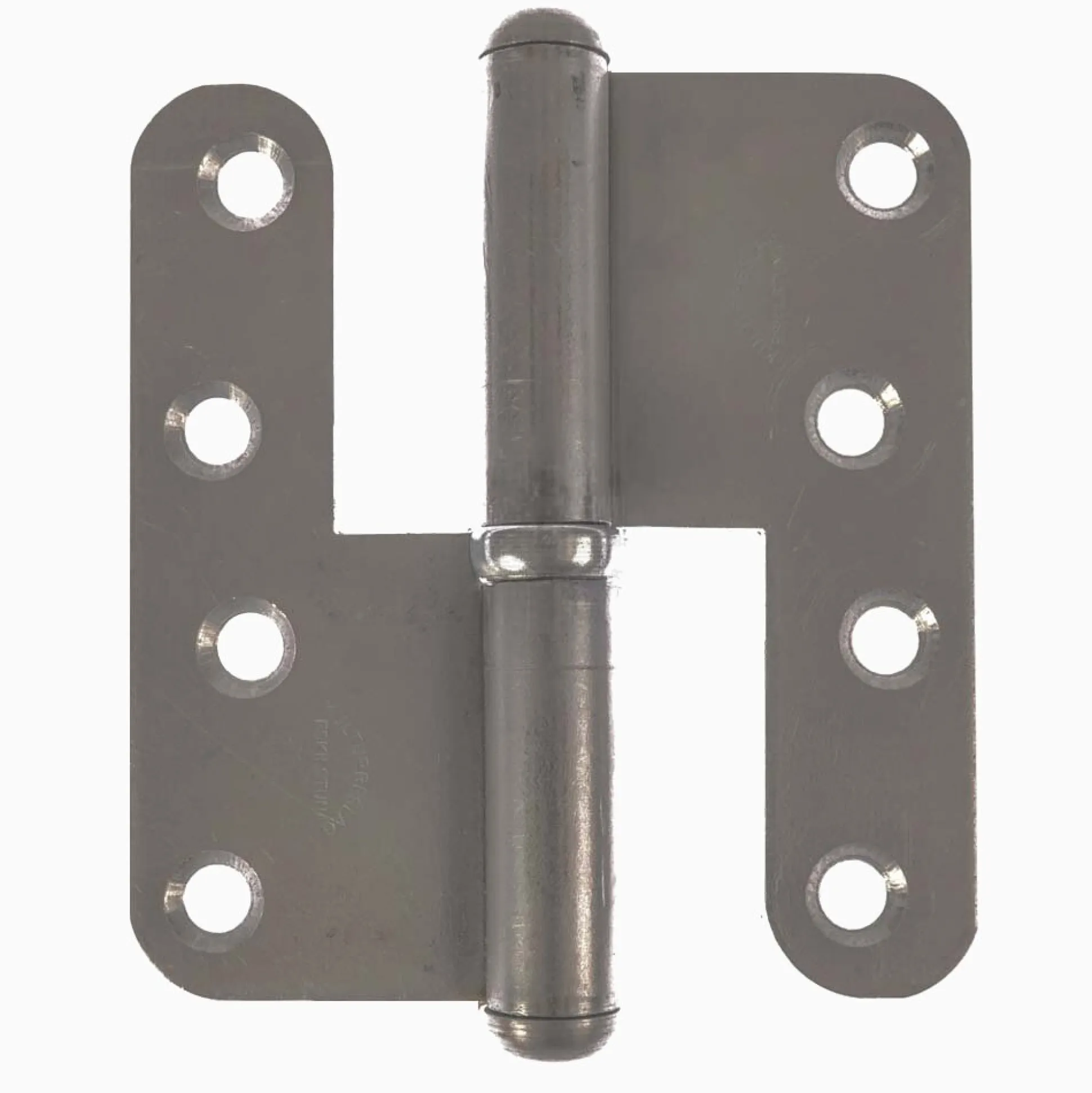 Gångjärn kuller 110x102 mm - höger med kullager och runda hörn - obeh