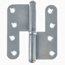Gångjärn kuller 110x102 mm - höger med kullager och runda hörn - obeh