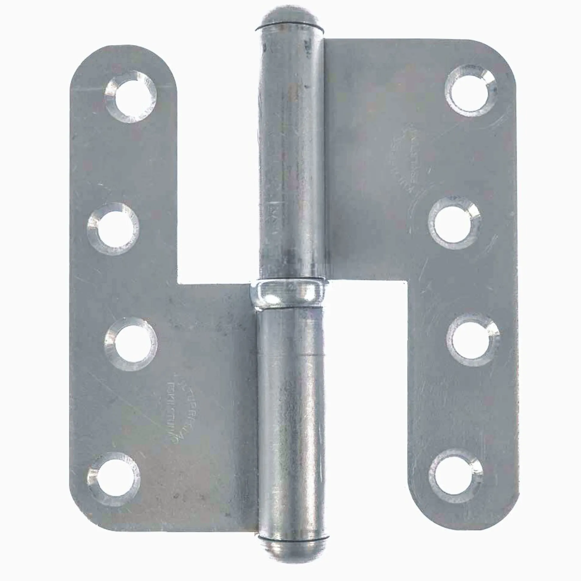 Gångjärn kuller 110x102 mm - höger med kullager och runda hörn - obeh
