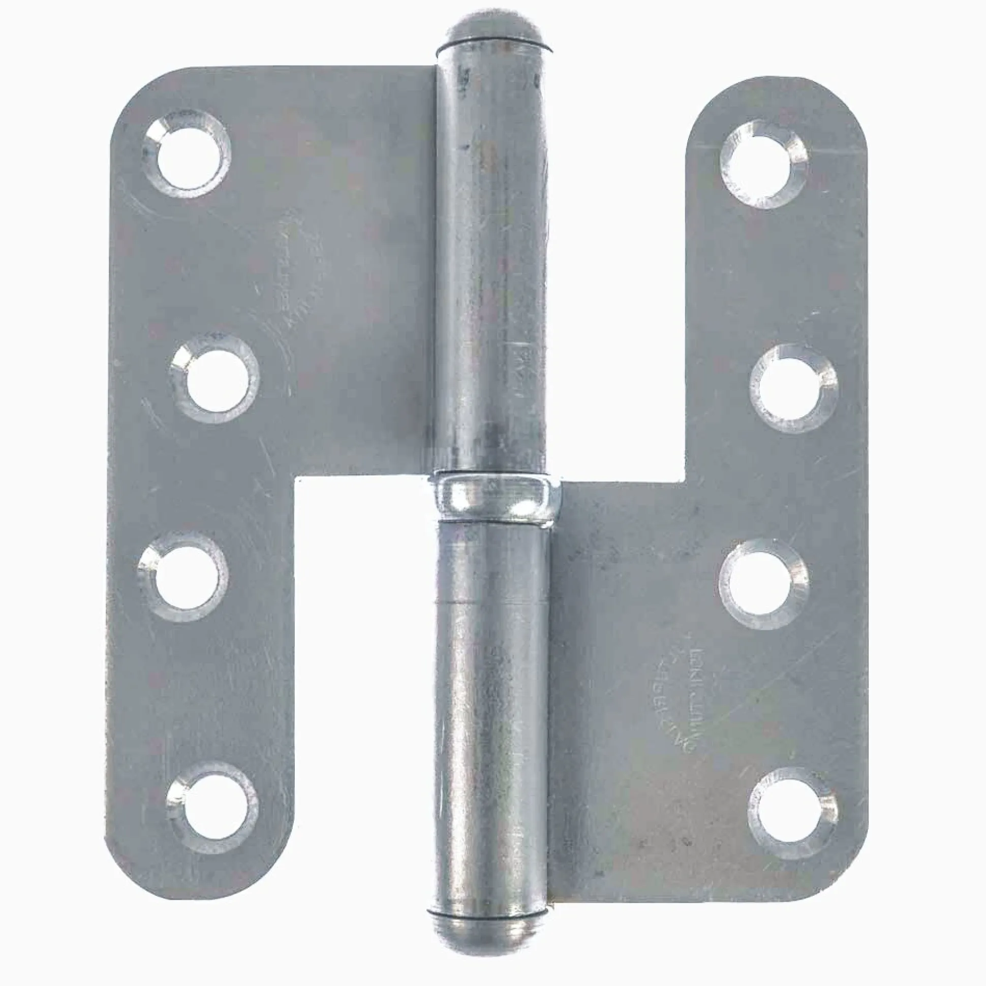 Gångjärn kuller 122x108 mm - höger med kullager och runda hörn - obeha