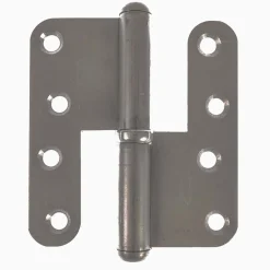 Gångjärn kuller 122x108 mm - höger med kullager och runda hörn - obeha